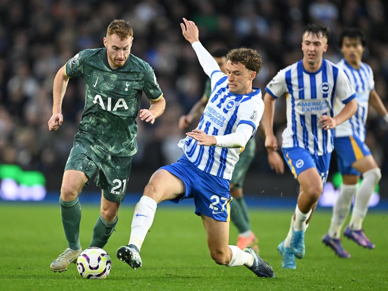 Baleba and Hinshelwood are currently ahead of the Dutchman for a midfield spot