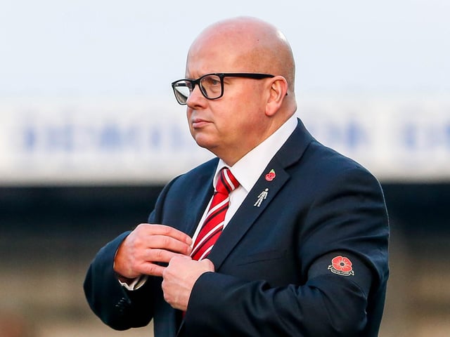Action from Eastbourne Borough's 1-0 win over St Albans in National League South