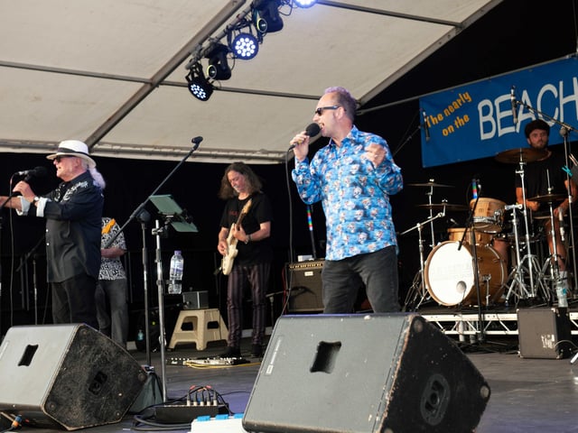 Hastings Old Town Carnival Week: Nearly on the Beach Concert. Pic by Frank Copper.