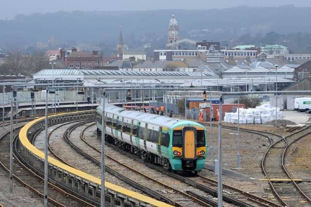 Currently all trains travelling on the East Coastway line have to travel via Eastbourne's railway station