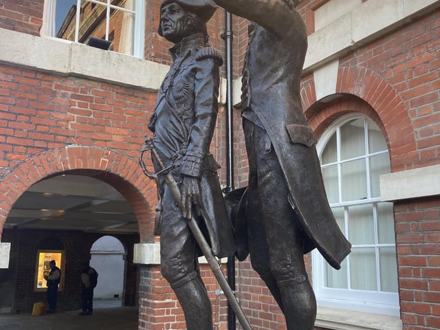 Admiral Murray/Nelson Sculpture by Vincent Gray in Chichester won the Public and Community Award