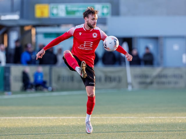 Action from Eastbourne Borough's 2-1 Boxing Day win at Havant and Waterlooville in National League South