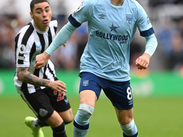 Jensen was man of the match in Brentford's historic 4-0 win over Manchester United at the start of this season and has managed to hold down a starting place in the heart of the midfield.
