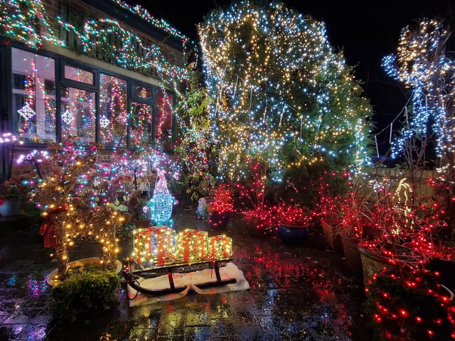 Sue Price said around 70,000 to 80,000 lights have been put up