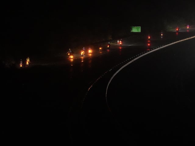 A convoy of motorbikes set off on a route along the A27 on Saturday, November 18, in memory of Rustington teenager  India Buchanan who lost her life last year