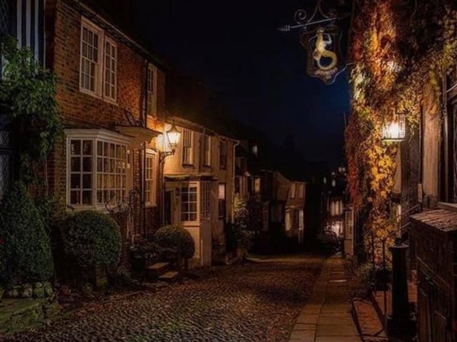 Rye by night