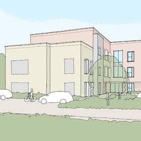 Wealden District Council’s Cabinet has approved the concept design for a proposed new medical centre on Reef Way in Hailsham. Image: WDC