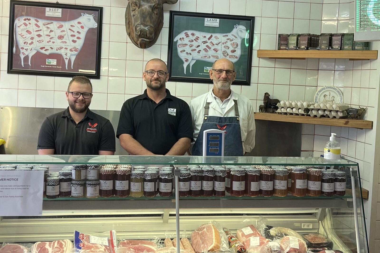 Local butcher retires after 40 years' service