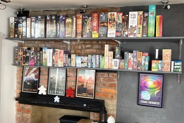 Inside the Board Game Cafe