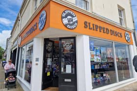 Slipped Discs, which opened in Shoreham High Street two months ago, is owned by James Anderson. He opened his first branch of the business in Steyning in 2020.