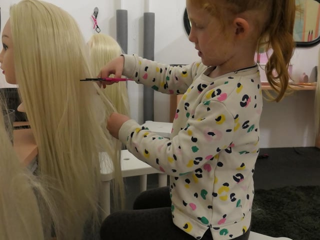 The hair salon