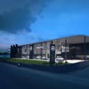 An artist's impression of the new state-of-the-art Lookers' dealership in Portslade, Brighton.