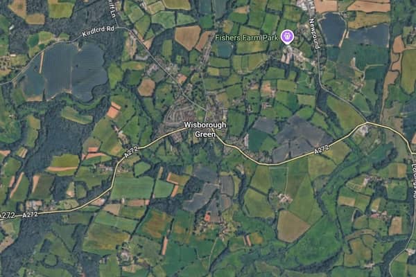 An off-duty police officer was driving along the A272 in Wisborough Green when he spotted a motorist openly smoking cannabis. Picture courtesy of Google