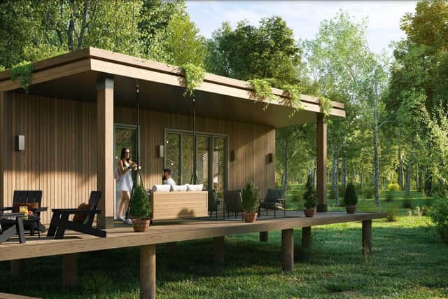 How the eco lodges could look. Photo contributed