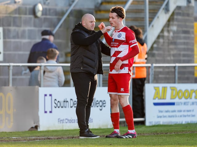 Action from Eastbourne Borough's 2-2 draw at Torquay United in National League South