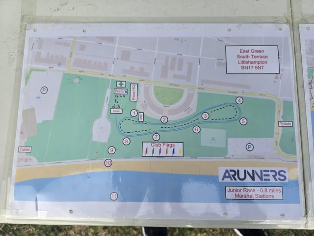 The Arunners five-mile beach run took place in Littlehampton