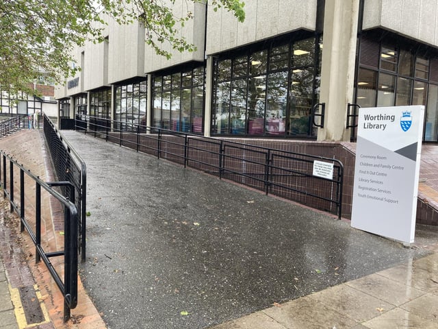 Worthing Library reopened in June 2021 after being closed for renovation for nine months