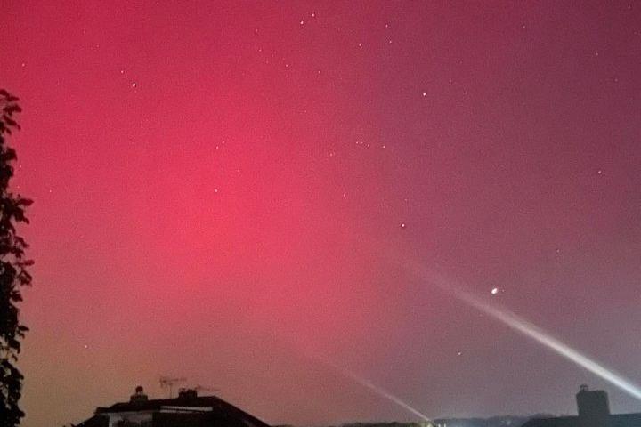The Northern Lights captured in Hastings. Picture: Tianny Catherine Coleen Brown