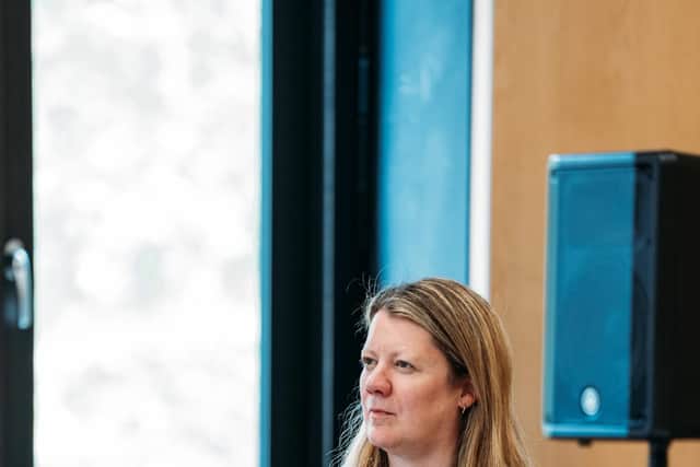 Hannah Patterson in rehearsals for 45 Years at Chichester Festival Theatre - Photo Helen Murray