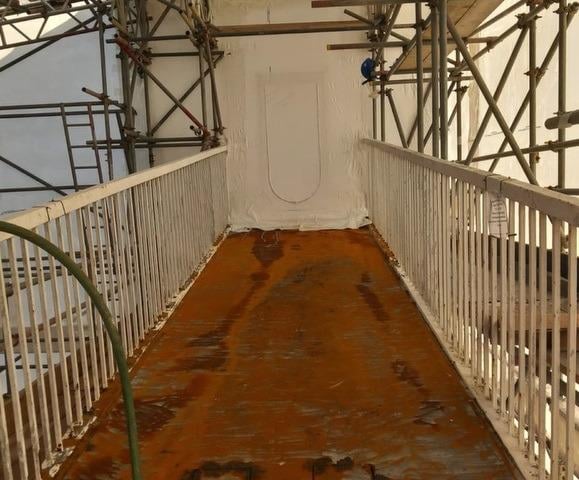 The Langney Rise Footbridge repairs. Pic: East Sussex Highways
