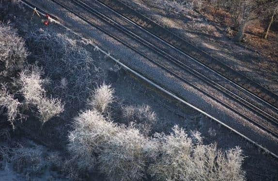 The line was blocked after a landslip on Tuesday and is unlikely to reopen before next week, says Network Rail