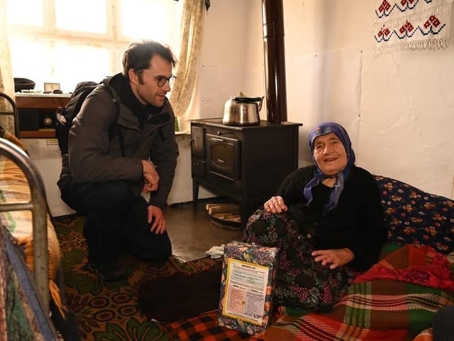 A team from West Sussex based charity Link to Hope has personally delivered Christmas presents to families and elderly people living in extreme isolation in Bulgaria