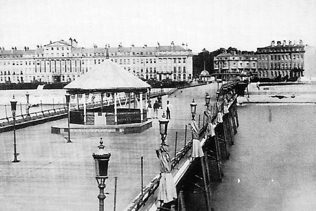 The old bandstand on the pier
