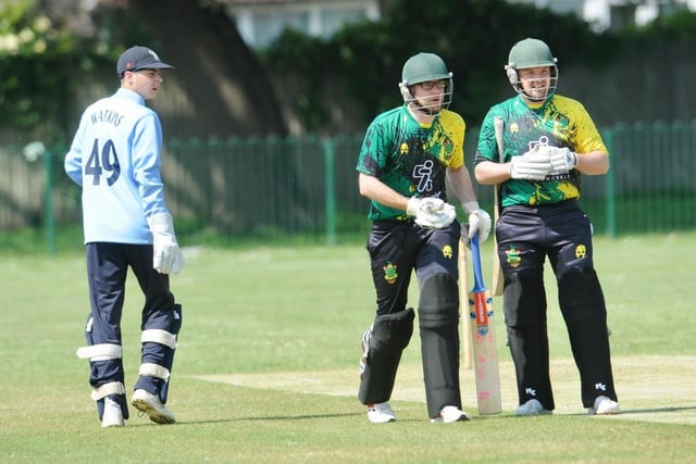 Action from the Sussex Cricket League Division 2 clash between Worthing v Burgess Hill. Picture by Stephen Goodger