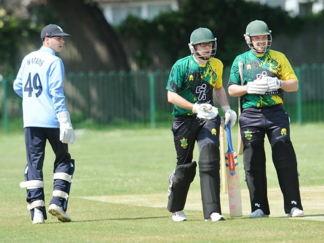 Action from the Sussex Cricket League Division 2 clash between Worthing v Burgess Hill. Picture by Stephen Goodger
