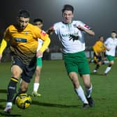 Littlehampton Town put Bognor Regis Town on the back foot - as they did for much of the night | Picture: Lyn Phillips