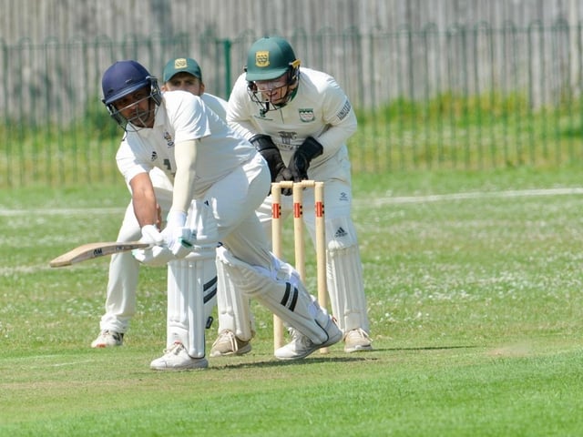 Three Bridges went joint top of the Sussex Cricket League Premier Division after a four-wicket win against bottom side Worthing. Photographer Stephen Goodger was on hand to catch the action