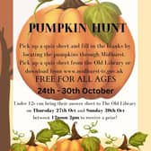 Midhurst is set to host a spooktacular Pumpkin Hunt in the shops around the town for some half-term fun.