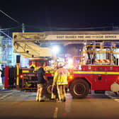 A fire broke out in Wordsworth Street, Hove, on Friday night, April 5. Photo: Eddie Mitchell