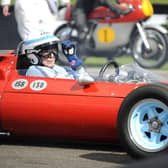 Eight-time World Champion John Surtees at the 2010 Goodwood Revival. Ph. by Ian Lambot.