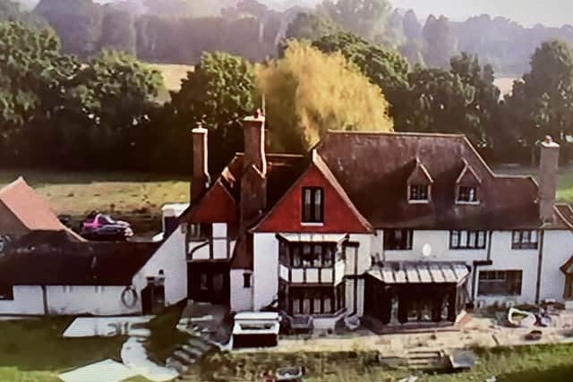 Reality star Katie Price is renovating her 19-room home near Horsham and chronicling her efforts on the Channel 4 show 'Katie Price's mucky mansion'