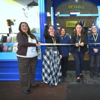 Customers queue outside to visit new Bexhill discount retailer shop