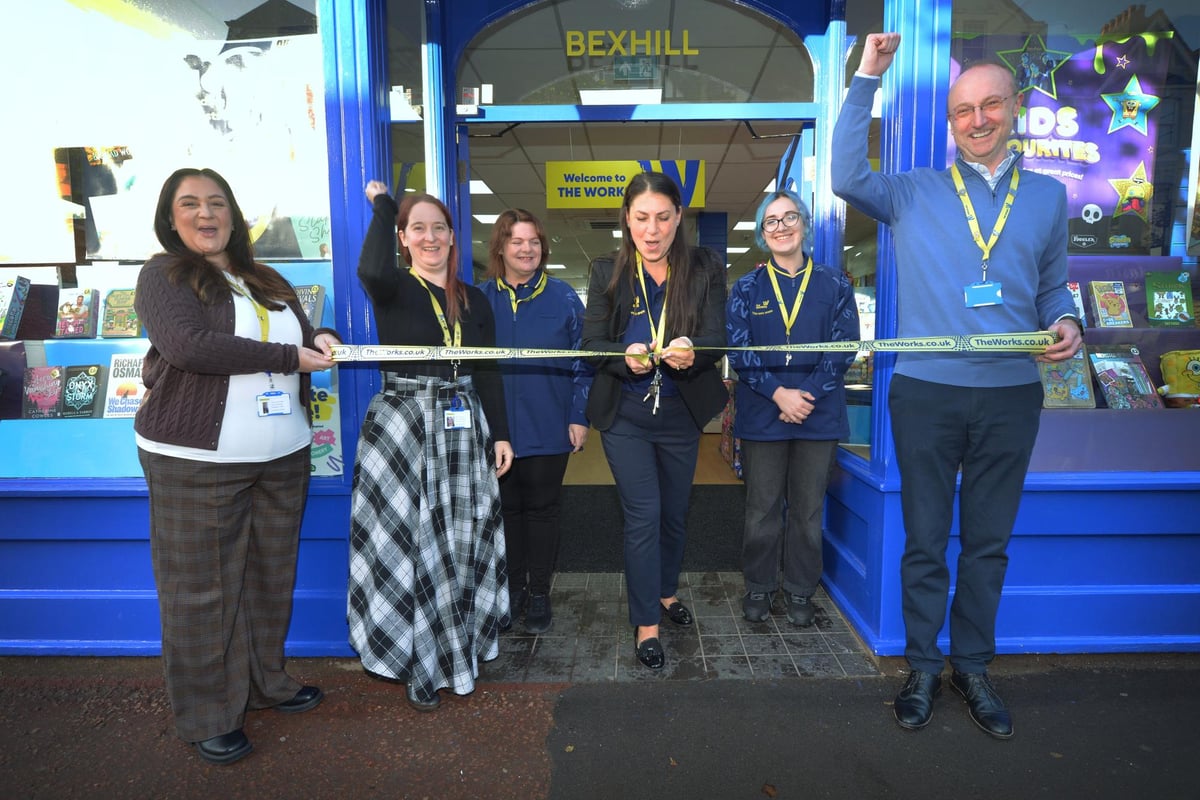Customers queue outside to visit new Bexhill discount retailer shop