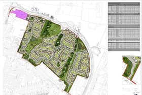 How the 155-home and care home site could look at Eastergate