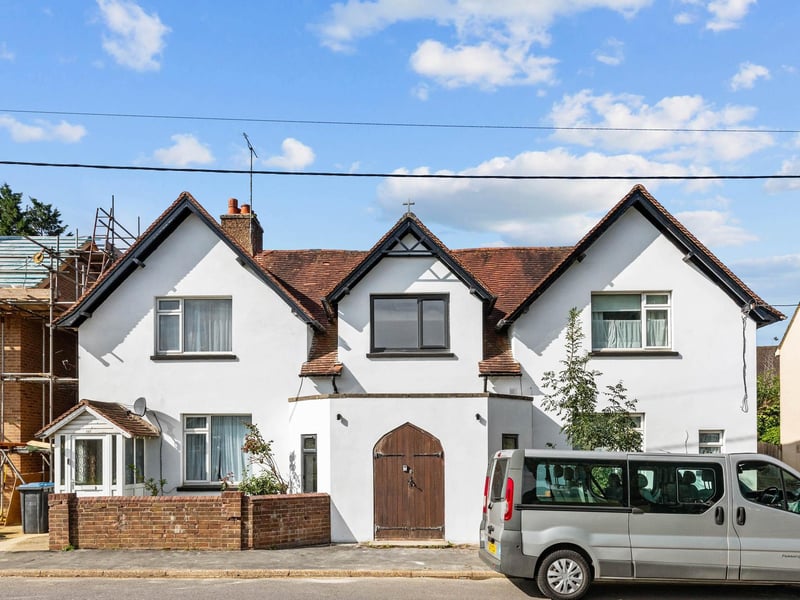The property is in Cuckfield Road and offers double height living space