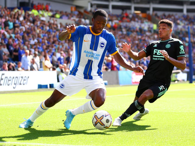 Zambian international Enock Mwepu has become a firm Brighton favourite after a series of excellent midfield displays. His pace and sprint speed are his two highest-rated attributes