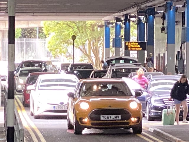Rail strikes: Pictures show how busy Gatwick Airport is as industrial action continues