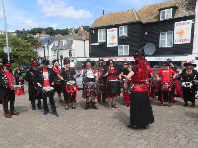 Hastings Old Town Carnival Week 2025: Opening Ceremony. Photo by Roberts Photographic.