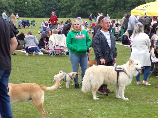 Families came together to celebrate the Queen's Platinum Jubilee with a picnic, games and dog show at the Allman Centre in Cowfold on Sunday, June 5