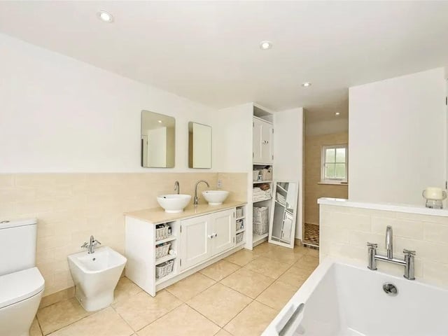 The property has four bathrooms.