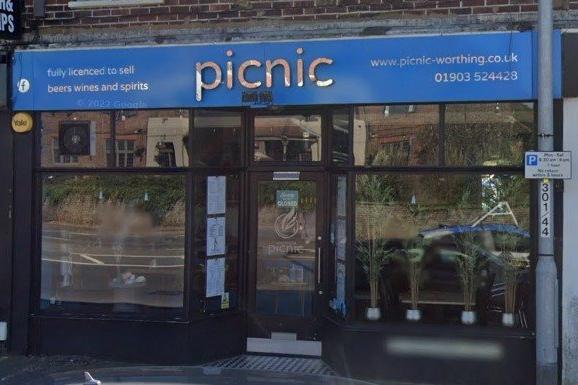 Picnic cafe bistro, 2 Downlands Parade, Upper Brighton Road, Broadwater