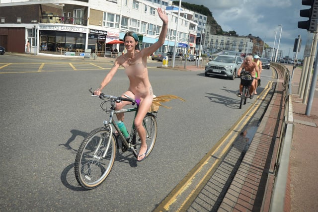 World Naked Bike Ride in Hastings 22/8/21
