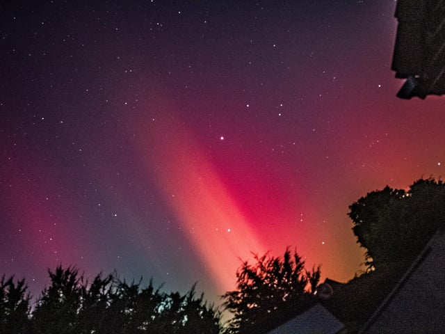 The Northern Lights captured in Hastings. Picture: Josh Lee