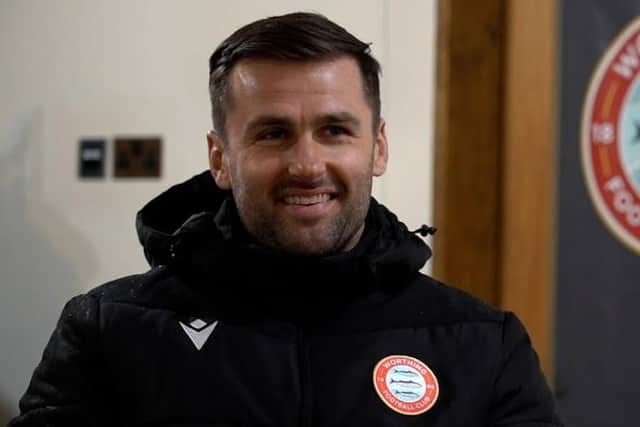 Aarran Racine is intermin manager | Picture: Worthing FC
