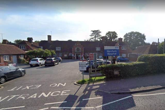 The nearest A&E Departments to Horsham are at Redhill and Worthing