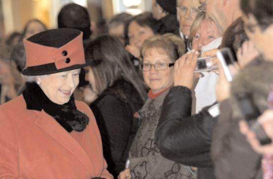 The Queen meets Crawley residents in County Mall